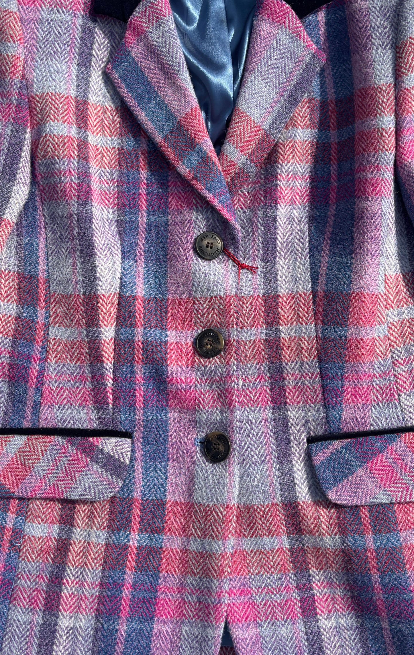 Harris Tweed Jacket in Peony