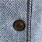 Herringbone Wool Gilet, Sky Blue