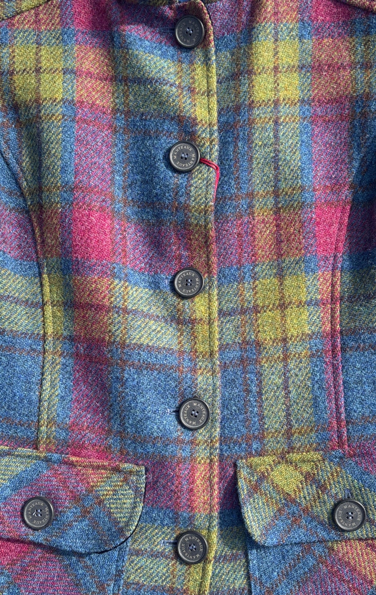 Harris Tweed Gilet in Heather Check